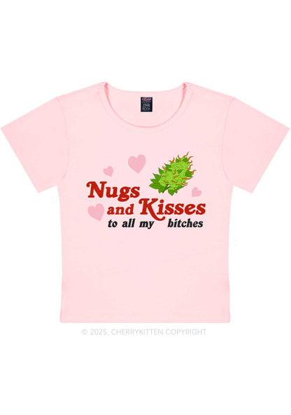 Nxgs And Kisses Y2K Baby Tee Cherrykitten