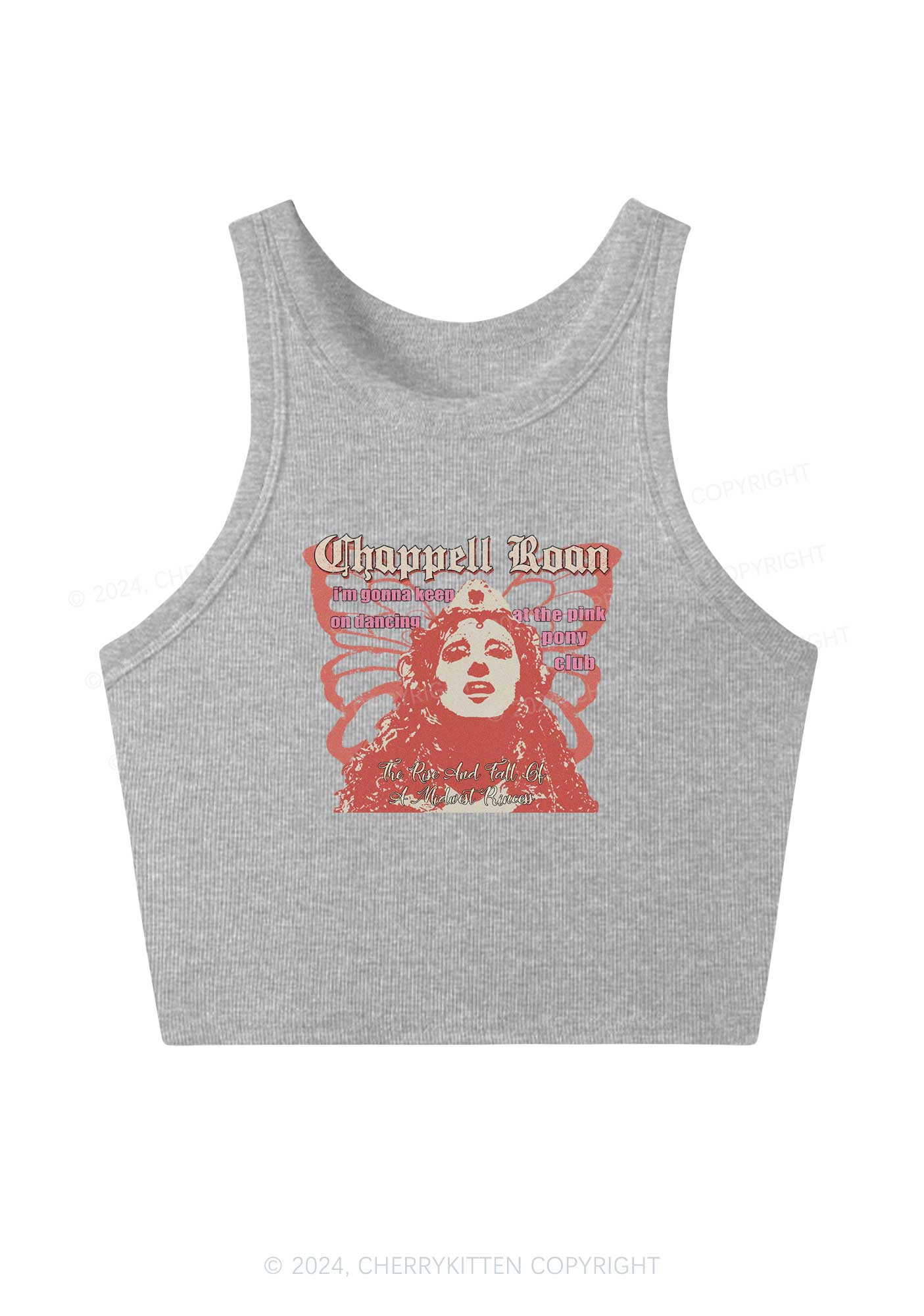 Princess Rise And Fall Y2K Crop Tank Top Cherrykitten