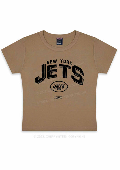 NY Jets Super Bowl Y2K Baby Tee Cherrykitten