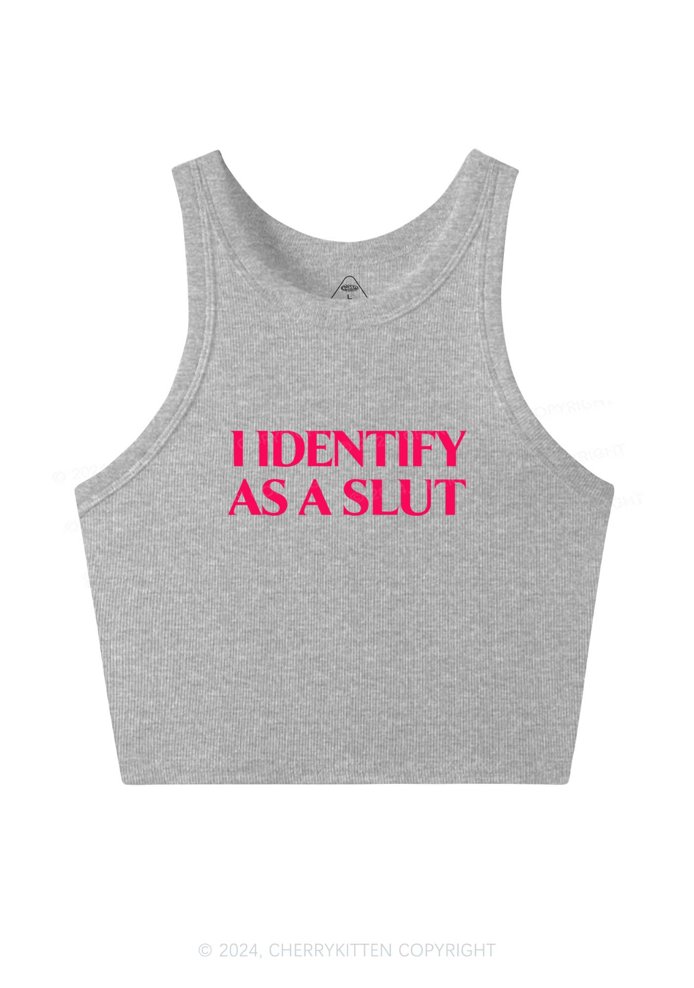 Identify As A Slxt Y2K Crop Tank Top Cherrykitten