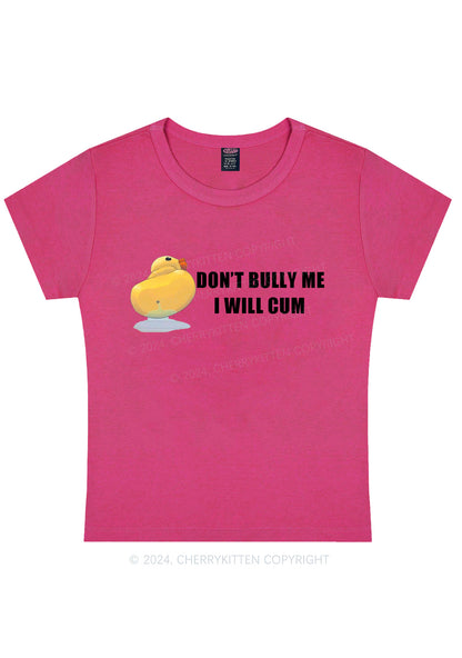 Don't Bully Duck Y2K Baby Tee Cherrykitten