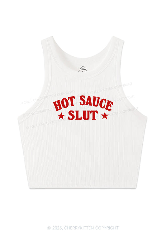 Hot Sauce Slxt Y2K Crop Tank Top Cherrykitten