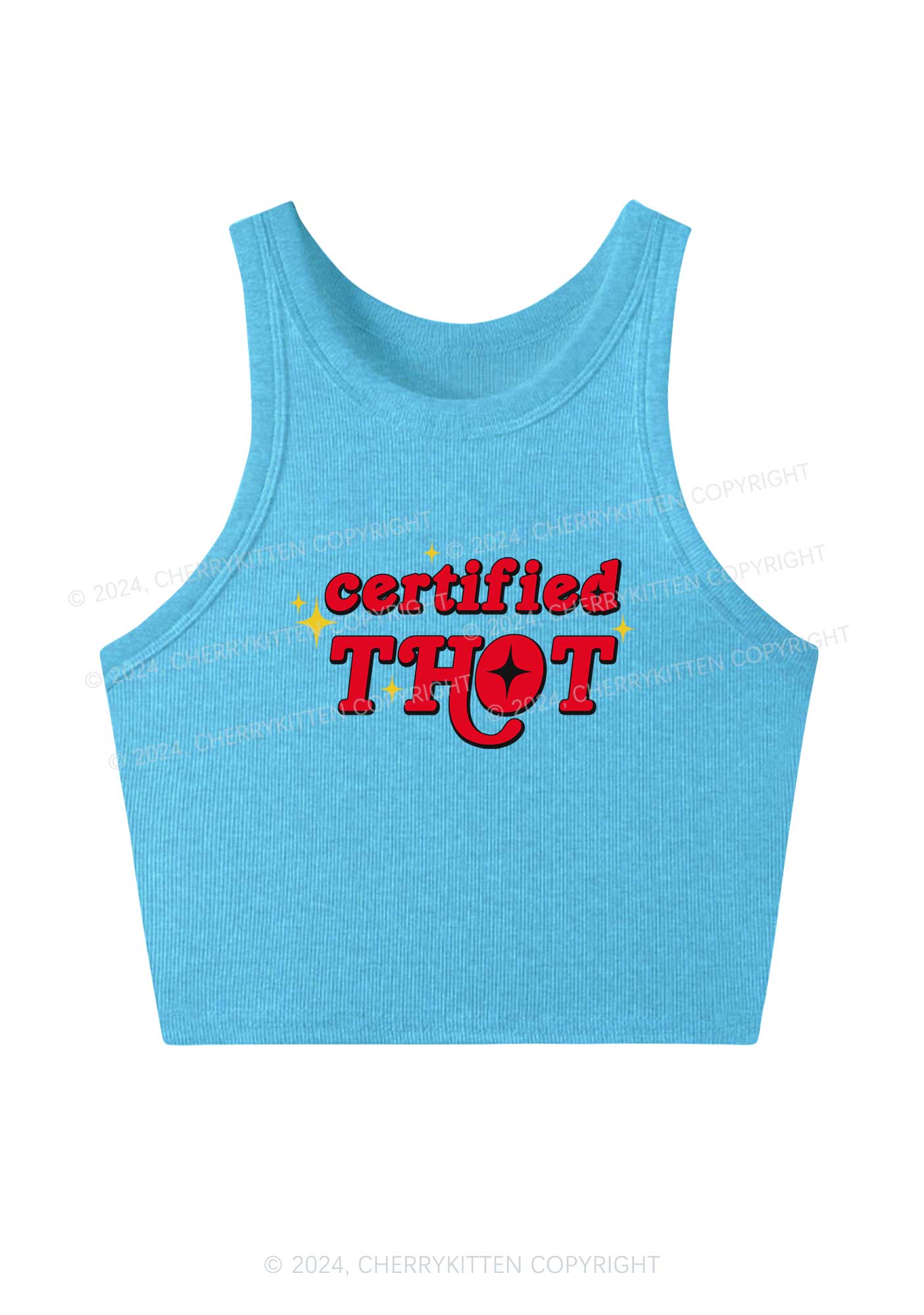 Certified Thxt Y2K Crop Tank Top Cherrykitten