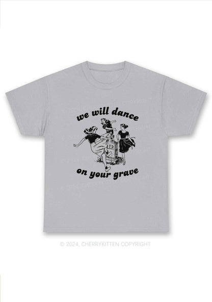 Dance On Your Grave Y2K Chunky Shirt Cherrykitten