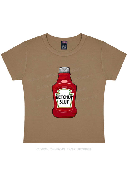 Ketchup Slxt Y2K Baby Tee Cherrykitten