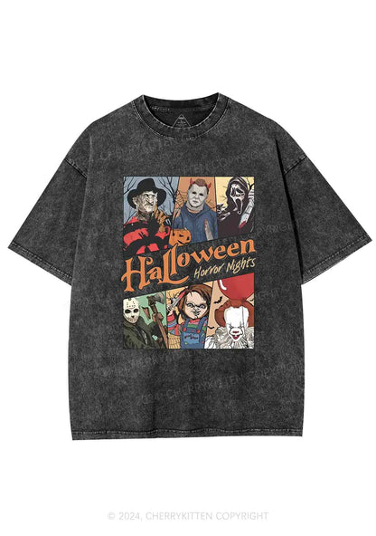 Halloween Horror Nights Y2K Washed Tee Cherrykitten