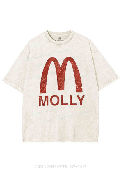 Red Molly Y2K Washed Tee Cherrykitten