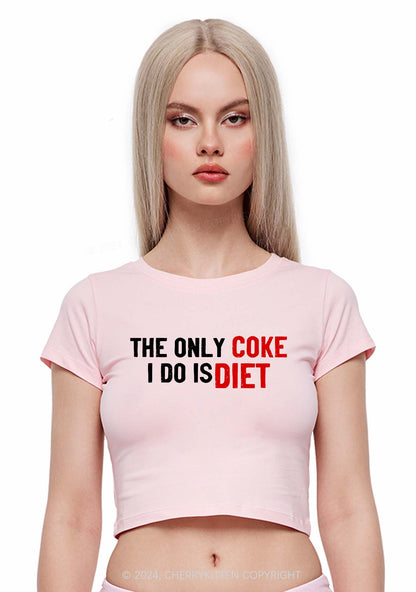 Coke Diet Y2K Baby Tee Cherrykitten