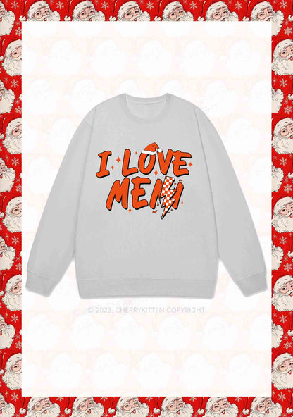 Love Me Not Men Christmas Y2K Sweatshirt Cherrykitten