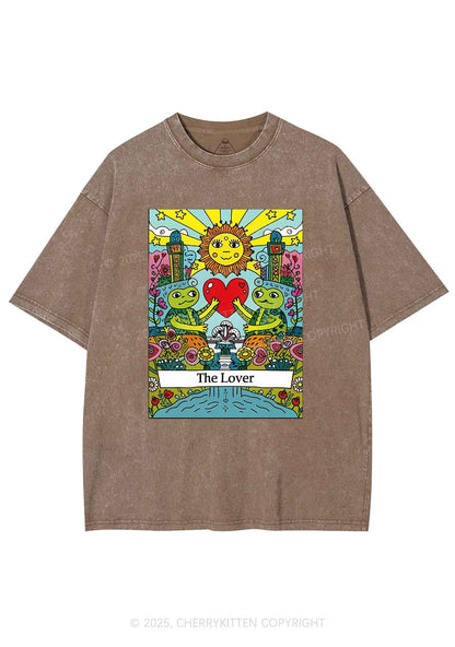 The Lover Frog Y2K Washed Tee Cherrykitten