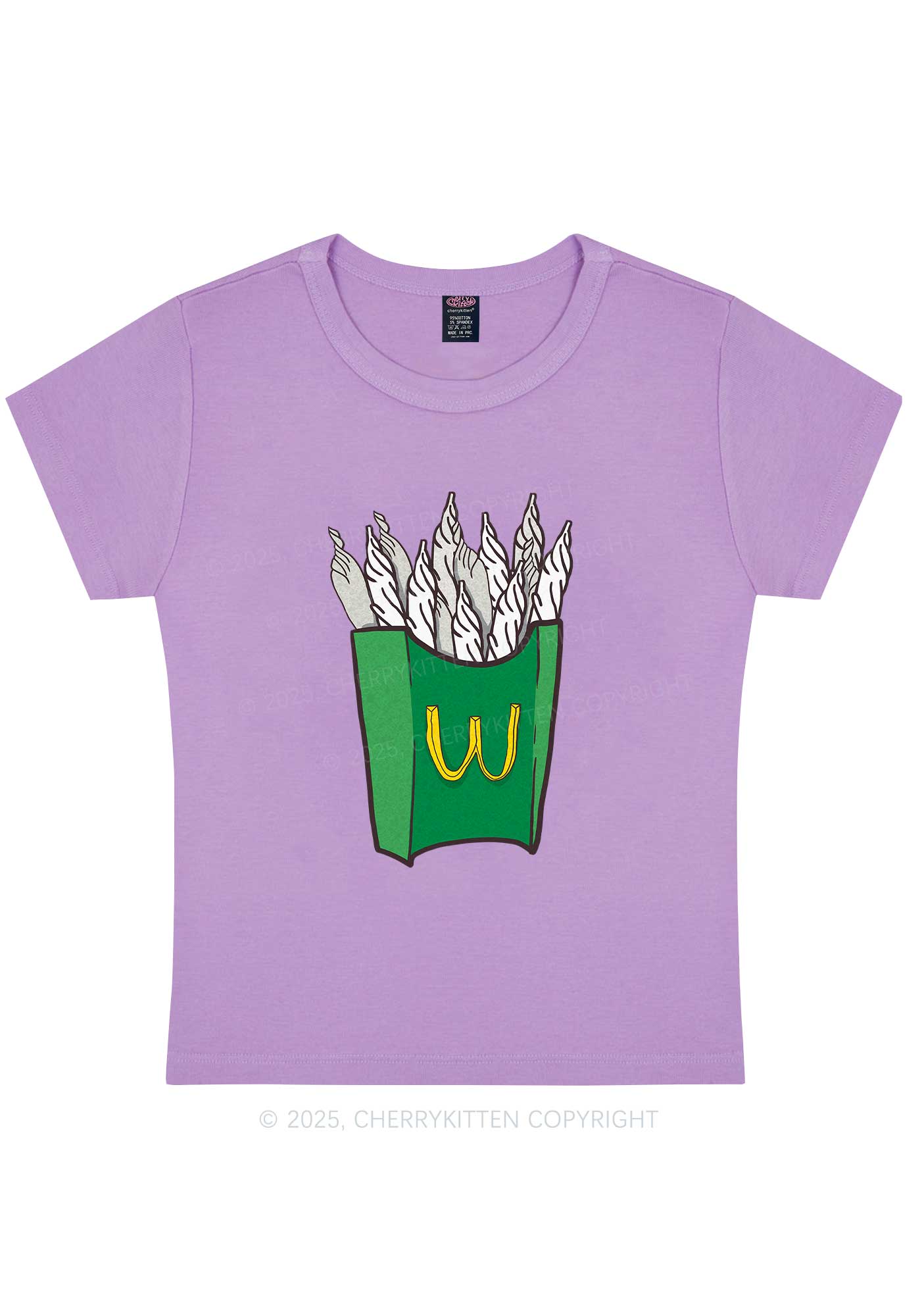 M Smoke Y2K Baby Tee Cherrykitten