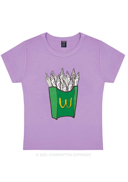 M Smoke Y2K Baby Tee Cherrykitten