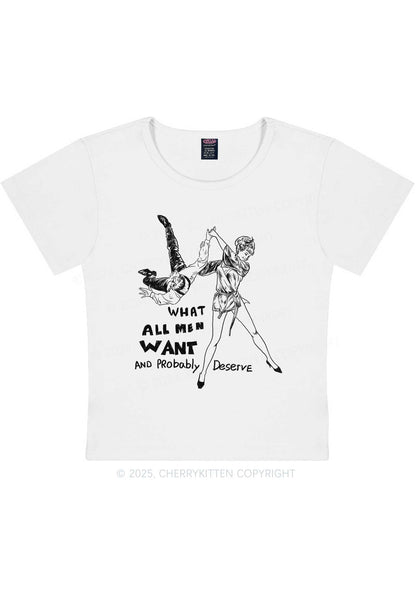 What All Men Want Y2K Baby Tee Cherrykitten