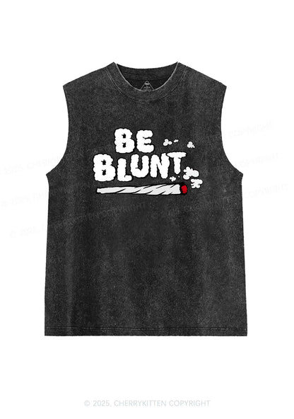 Be Blunt Y2K Washed Tank Cherrykitten