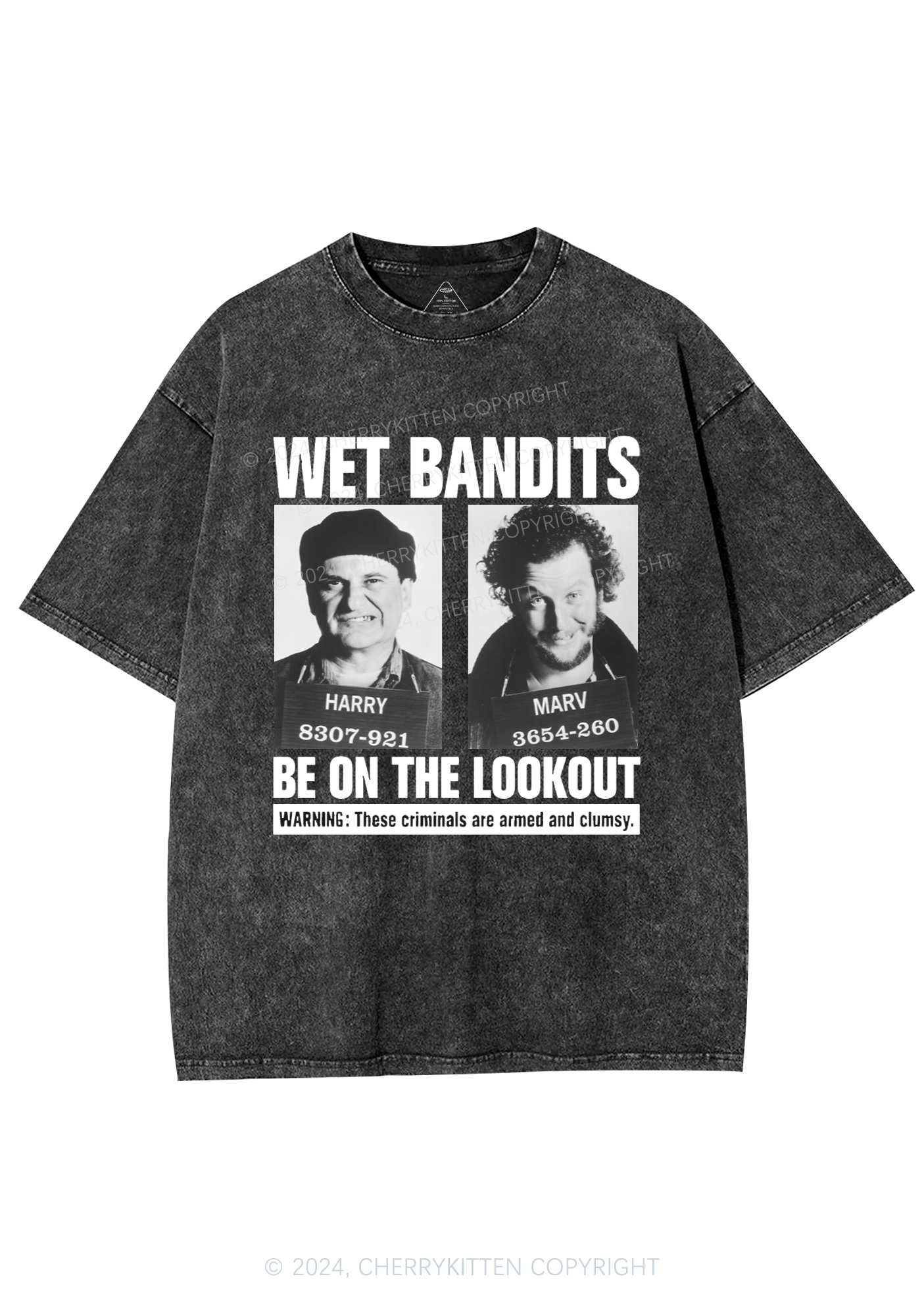 Christmas Wet Bandits Y2K Washed Tee Cherrykitten