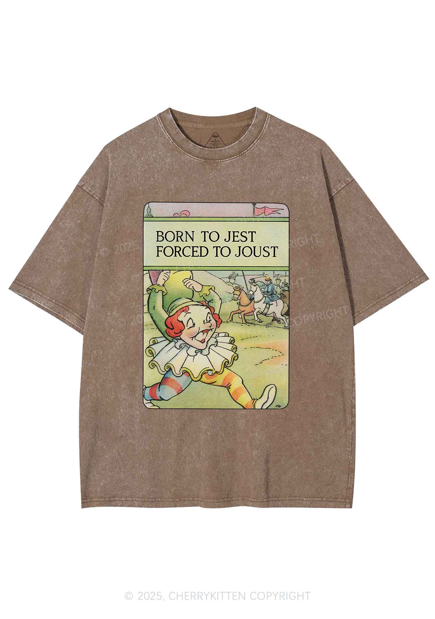 Born To Jest Y2K Washed Tee Cherrykitten