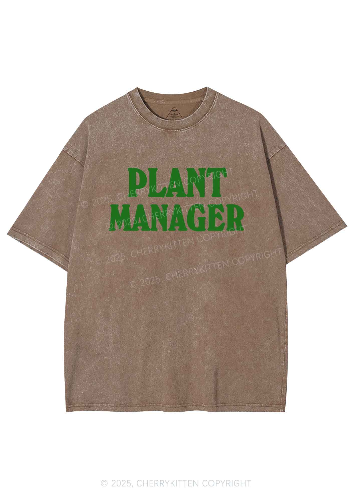 Plant Manager Y2K Washed Tee Cherrykitten