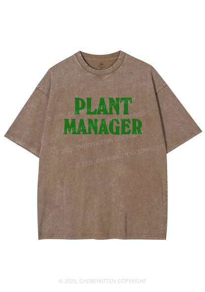 Plant Manager Y2K Washed Tee Cherrykitten