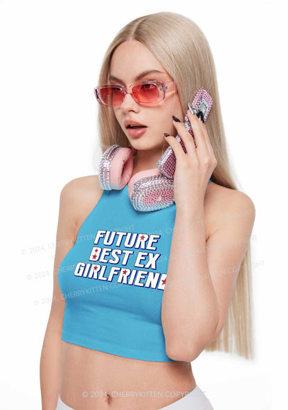 Future Best Ex GF Y2K Crop Tank Top Cherrykitten