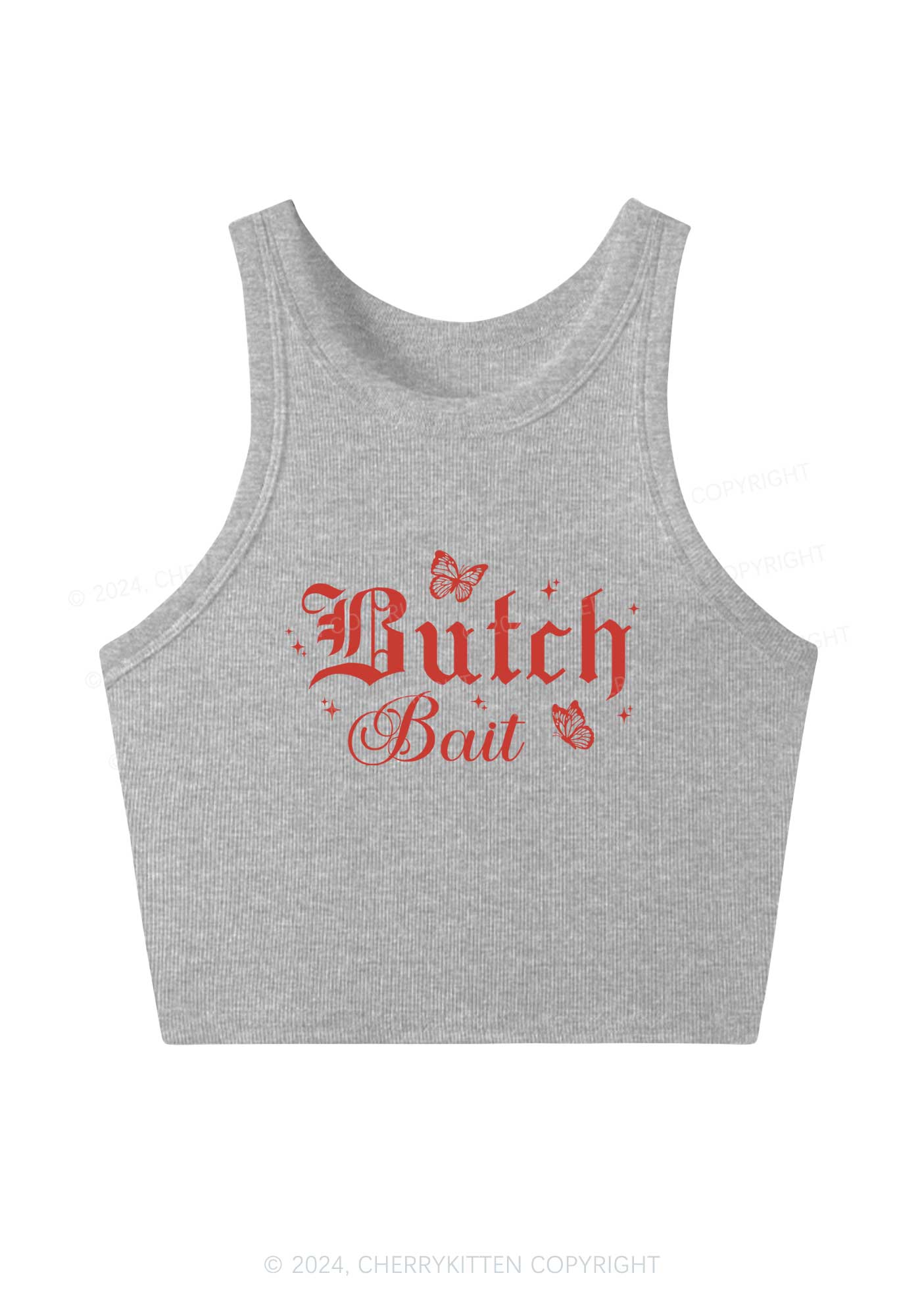 Butch Bait Y2K Crop Tank Top Cherrykitten