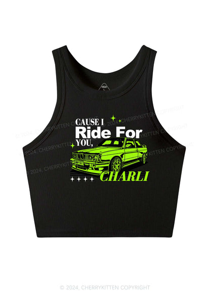 Ride For CX Y2K Crop Tank Top Cherrykitten