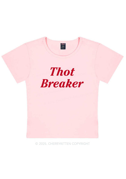 Thot Breaker Y2K Baby Tee Cherrykitten