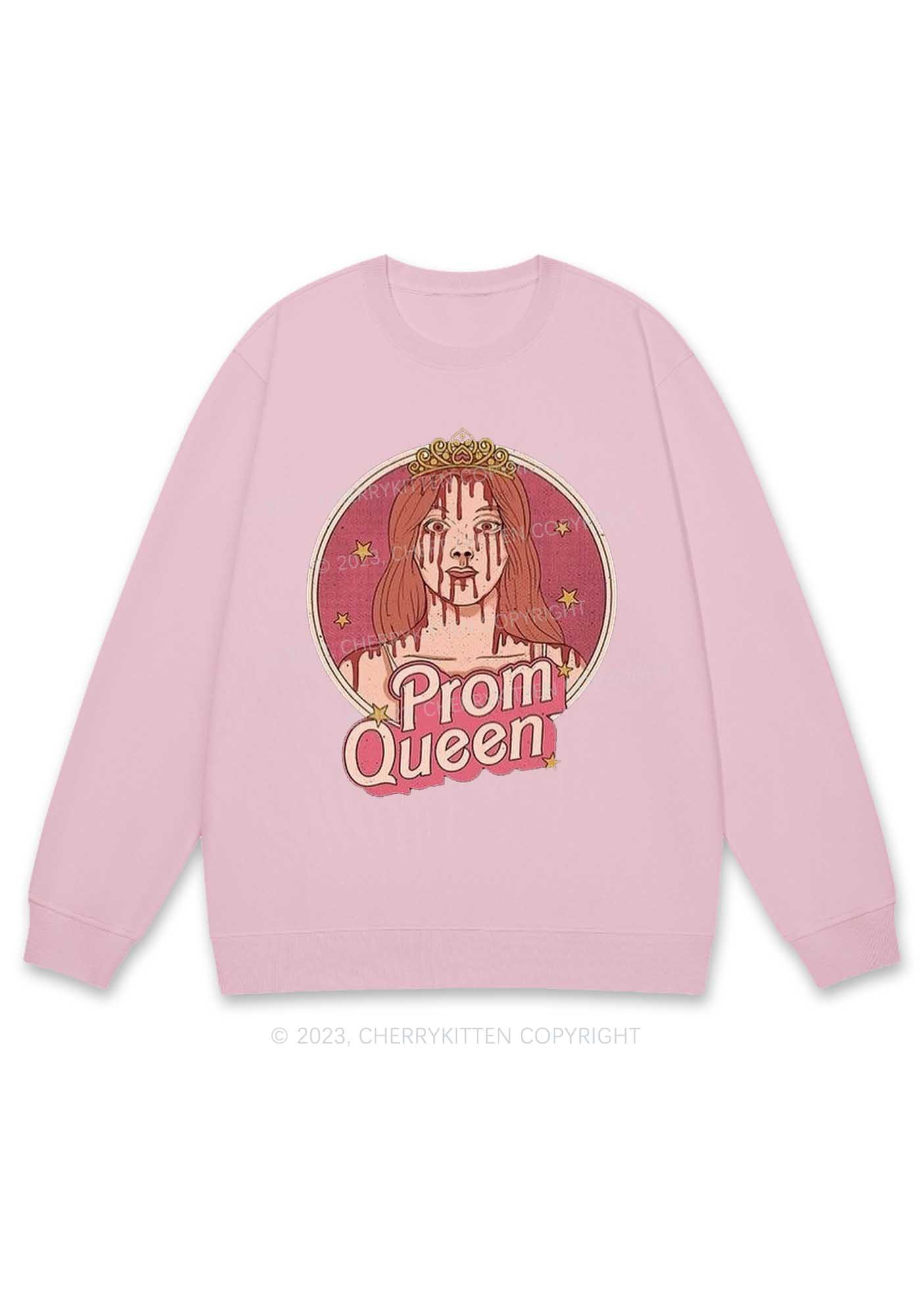 Bloodstain Prom Queen Y2K Sweatshirt Cherrykitten