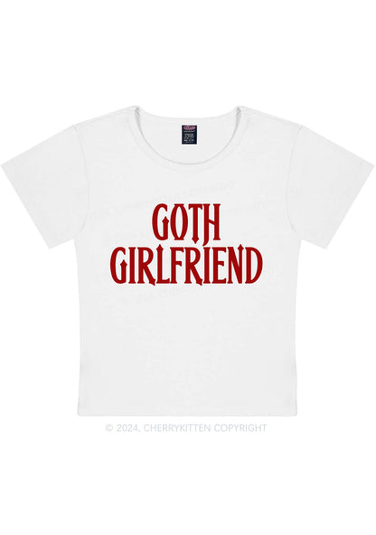 Goth Girlfriend Y2K Baby Tee Cherrykitten