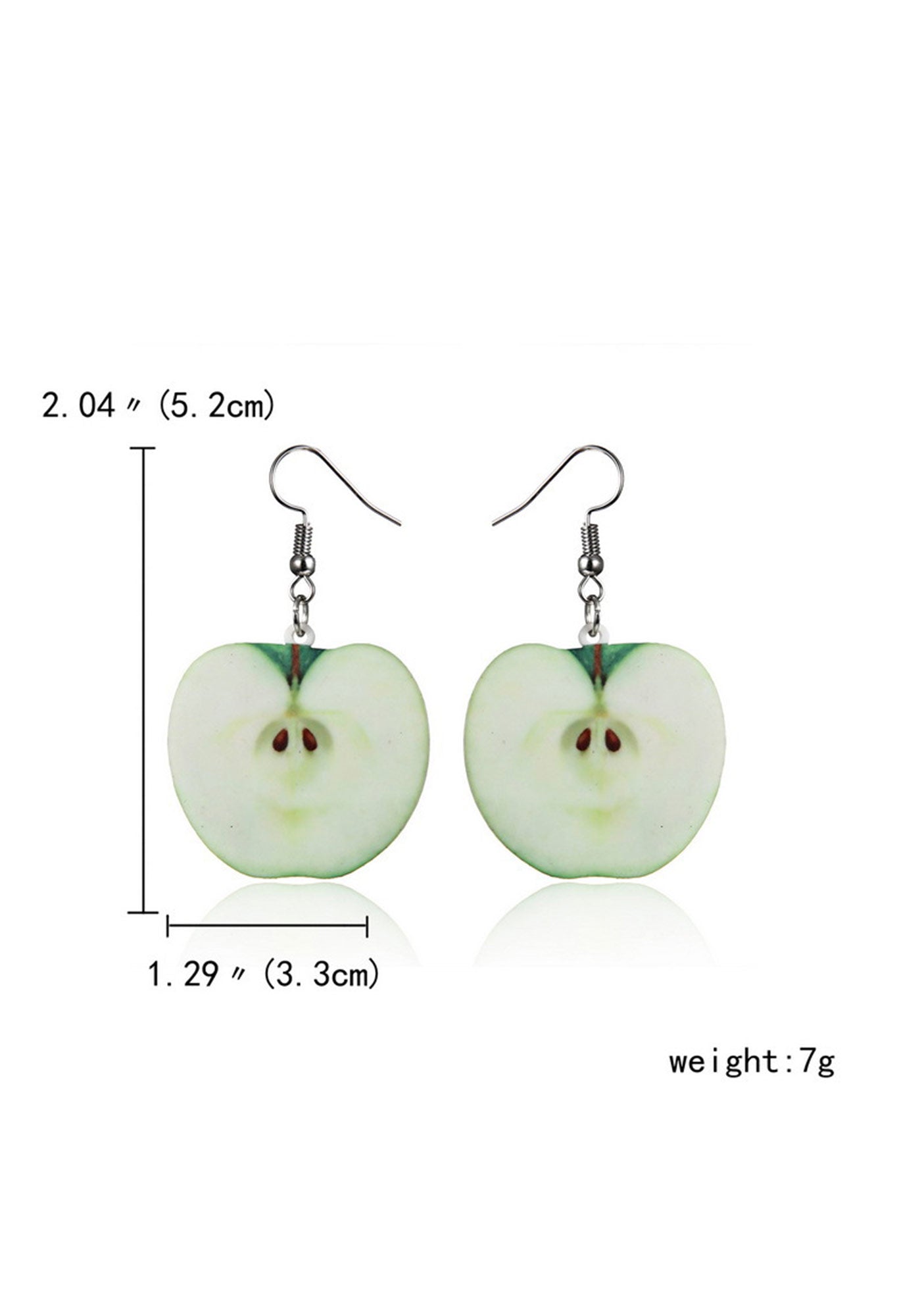 Acrylic Apple Y2K Earrings Cherrykitten