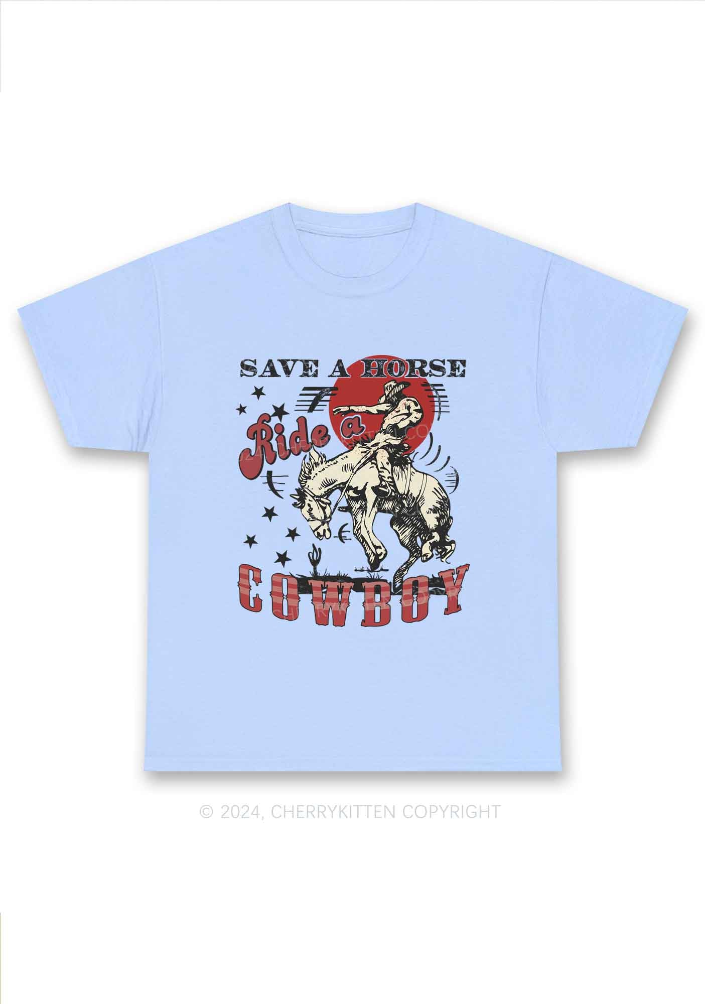 Ride A Cowboy Y2K Chunky Shirt Cherrykitten