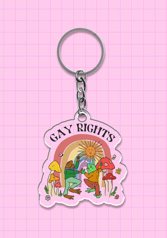 Gay Rights 1Pc Y2K Keychain Cherrykitten