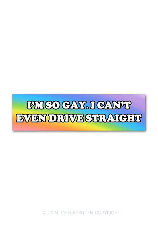 I'm So Gay Y2K Car Bumper Magnet Cherrykitten