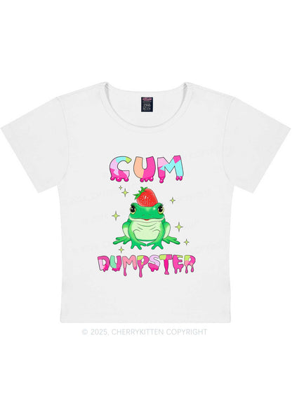 Frog Cxm Dumpster Y2K Baby Tee Cherrykitten