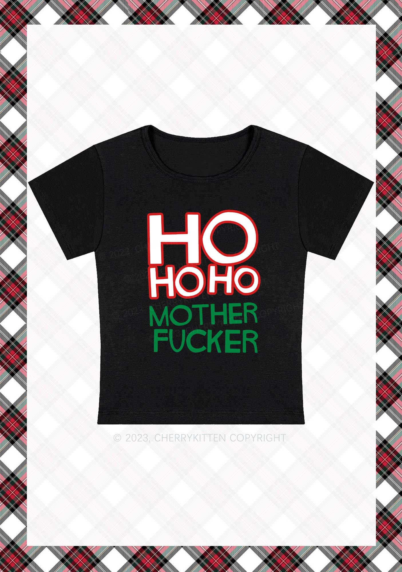 HOHOHO Christmas Baby Tee Cherrykitten