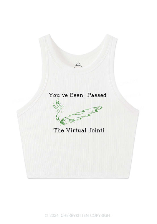 The Virtual Joint Y2K Crop Tank Top Cherrykitten