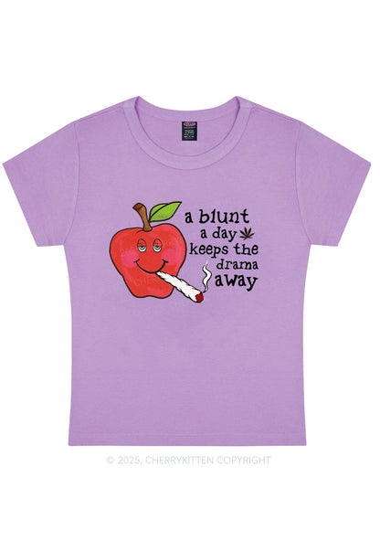 A Blunt A Day Y2K Baby Tee Cherrykitten