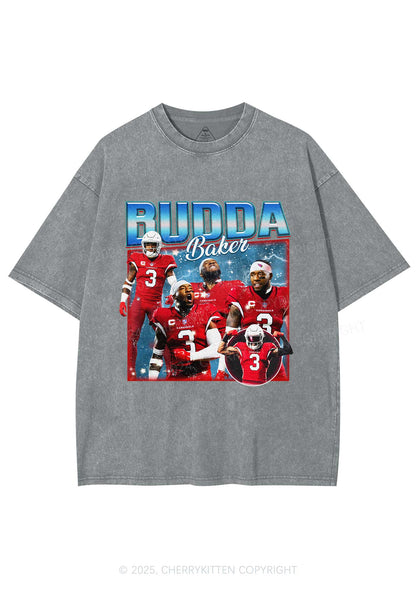 Blue Budda Y2K Super Bowl Washed Tee Cherrykitten