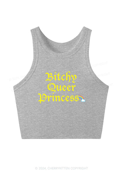 Queer Princess Y2K Crop Tank Top Cherrykitten