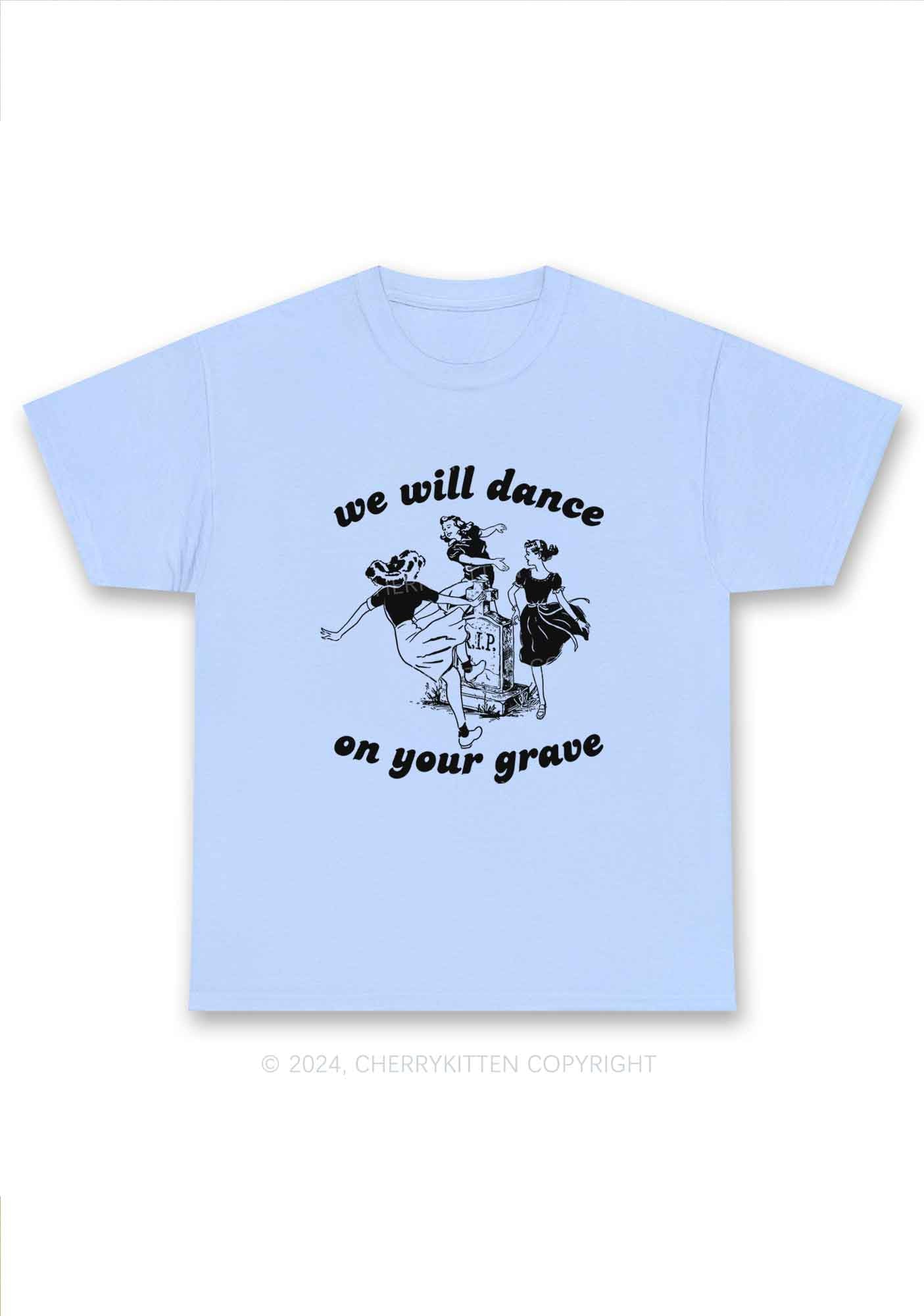 Dance On Your Grave Y2K Chunky Shirt Cherrykitten