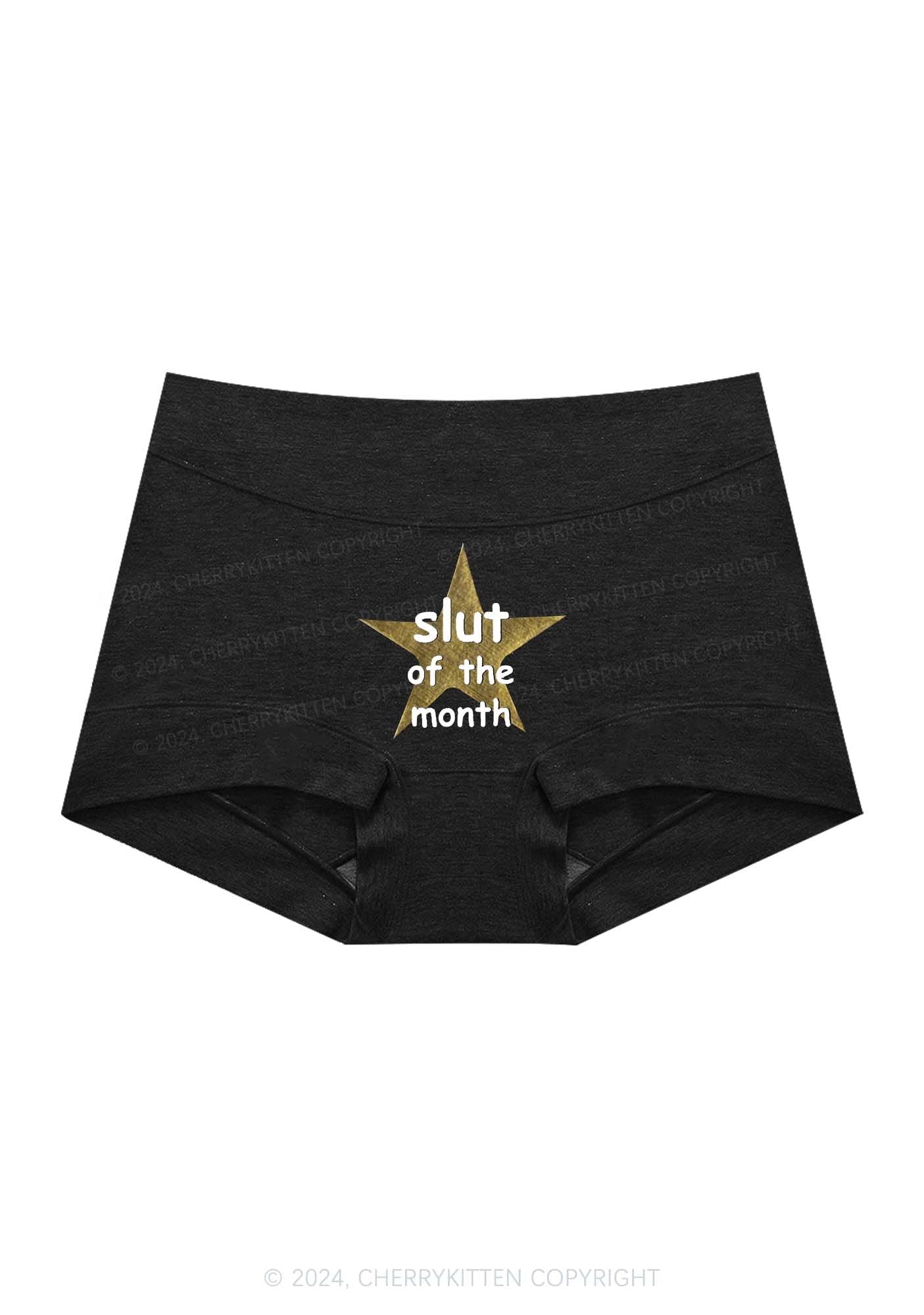 Slxt Star Y2K Mid Rise Waist Boyshort Cherrykitten