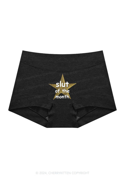 Slxt Star Y2K Mid Rise Waist Boyshort Cherrykitten