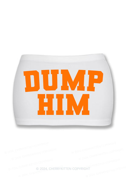 Dump Him Y2K Mini Hip Skirt Cherrykitten