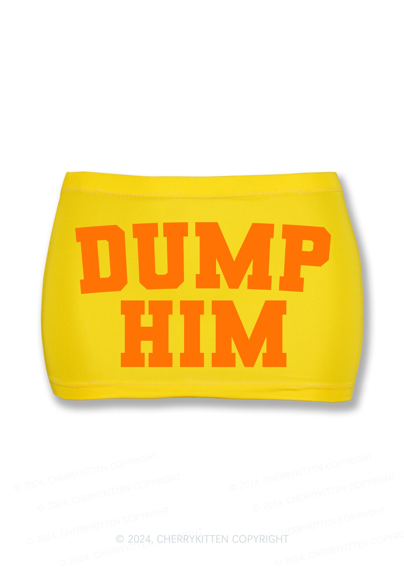 Dump Him Y2K Mini Hip Skirt Cherrykitten