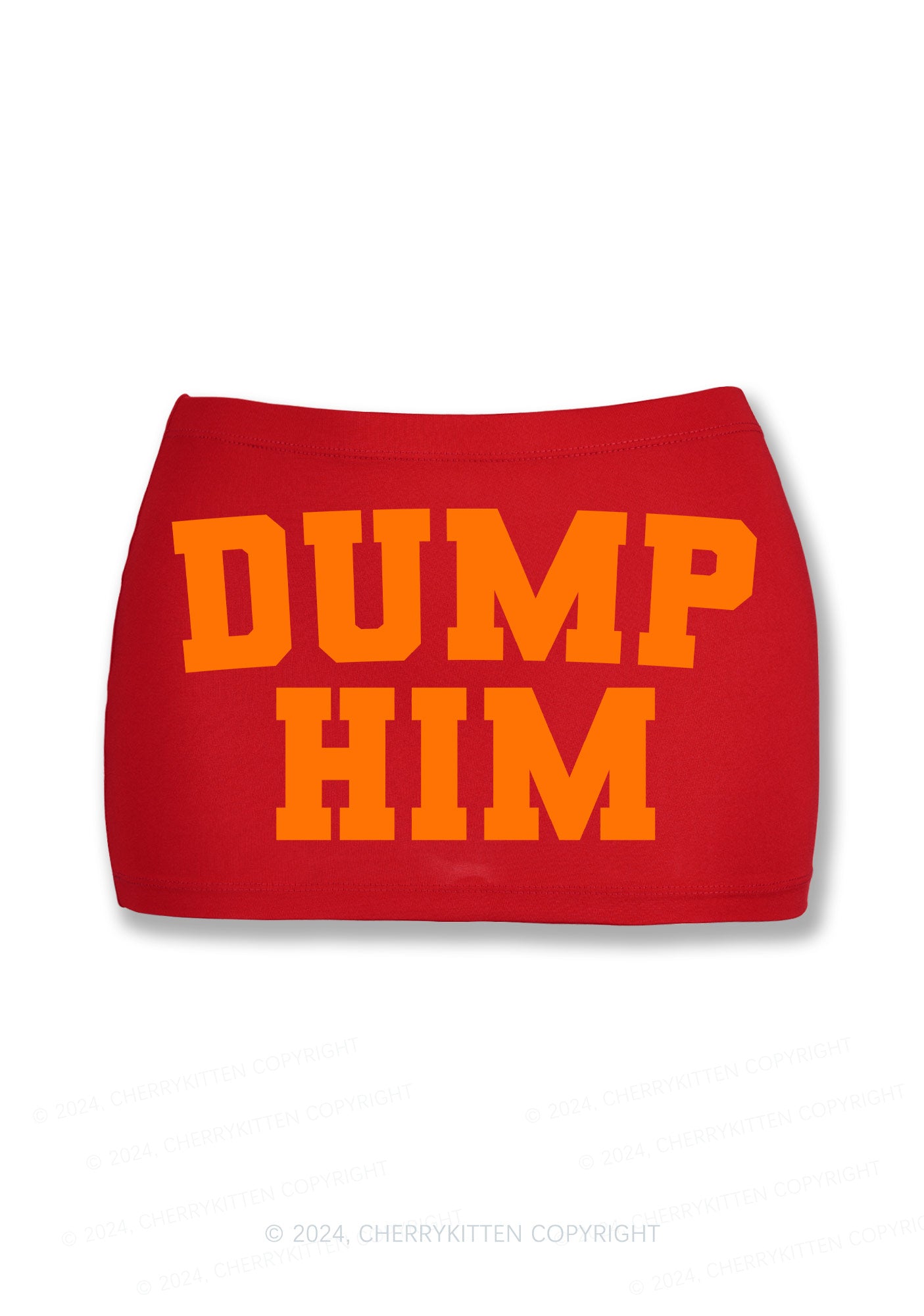 Dump Him Y2K Mini Hip Skirt Cherrykitten