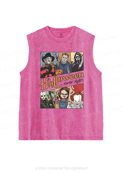 Halloween Horror Nights Y2K Washed Tank Cherrykitten