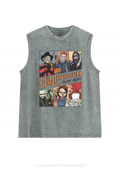 Halloween Horror Nights Y2K Washed Tank Cherrykitten