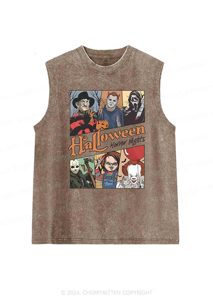 Halloween Horror Nights Y2K Washed Tank Cherrykitten