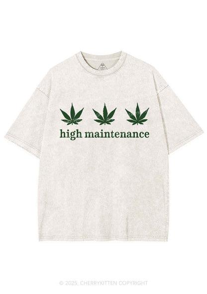 High Maintenance Y2K Washed Tee Cherrykitten