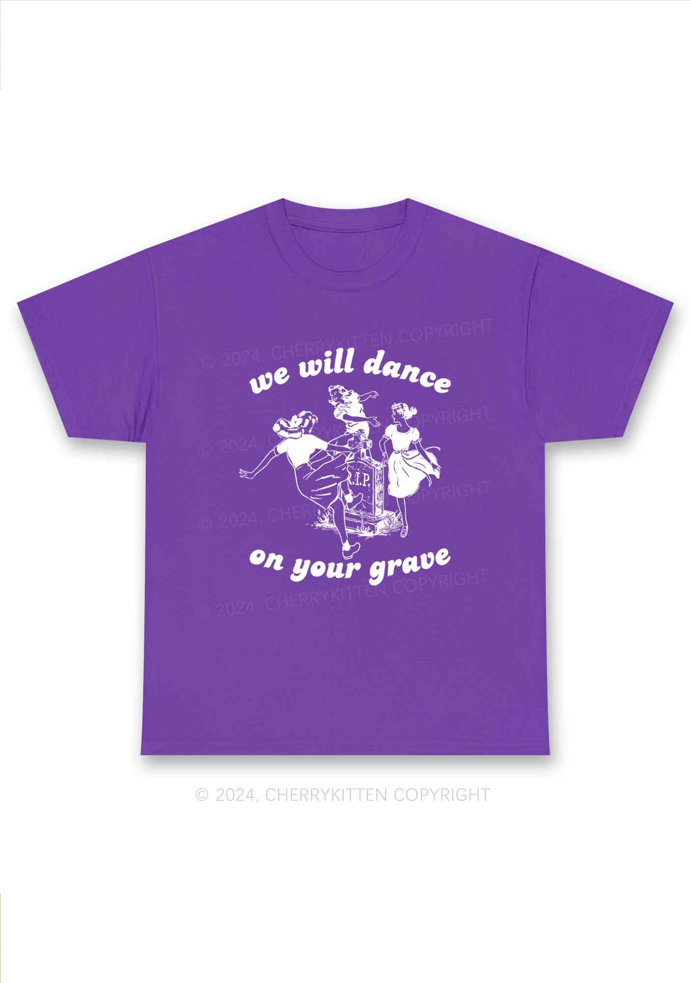 Dance On Your Grave Y2K Chunky Shirt Cherrykitten