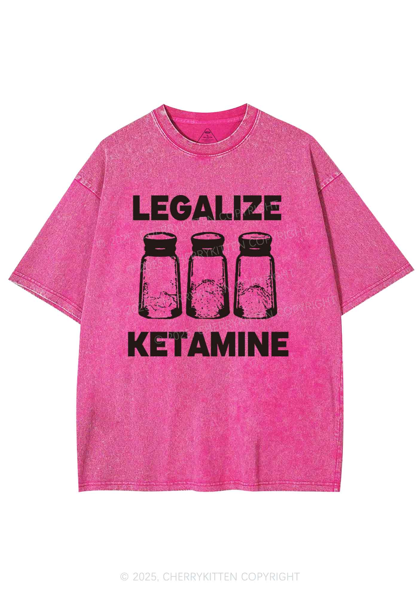 Legalize K Y2K Washed Tee Cherrykitten